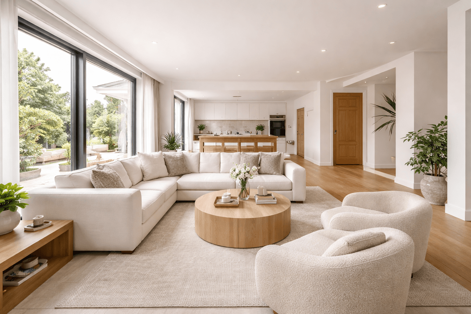 Professionele vastgoedfotografie van een stijlvolle woning